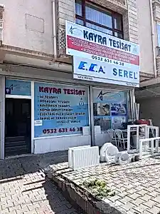 Kayra Tesisat, Keçiören su tesisatçısı dükkanı ön görünümü. E.C.A ve SEREL ürünleri ile su tesisatı hizmetleri sunulmaktadır.
